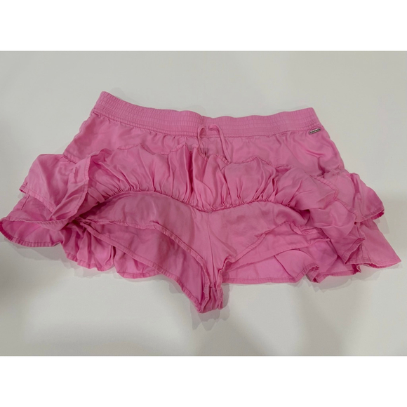 PINK Victoria's Secret Ruffled Mini Skirt in Light Pink skort - Picture 9 of 9